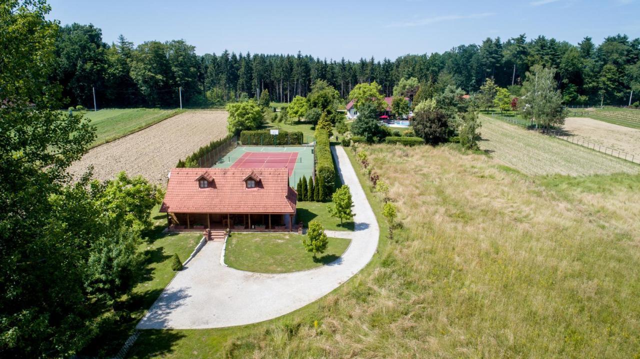 Old Oak House With Pool Villa Marusevec Exterior photo